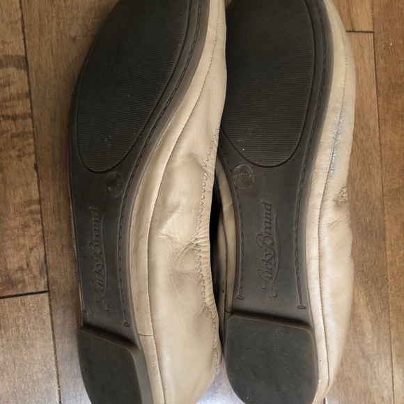 Lucky Brand Emmie Leather Flats Shoes Size 8 W - Picture 7 of 7